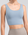 Scoop Neck Wide Strap Active Tank