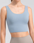 Scoop Neck Wide Strap Active Tank