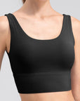Scoop Neck Wide Strap Active Tank