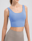 Scoop Neck Wide Strap Active Tank