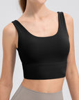 Scoop Neck Wide Strap Active Tank