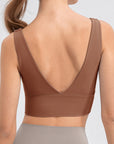 Scoop Neck Wide Strap Active Tank