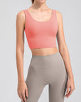 Scoop Neck Wide Strap Active Tank
