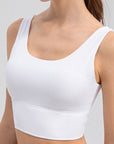 Scoop Neck Wide Strap Active Tank
