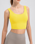 Scoop Neck Wide Strap Active Tank