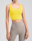 Scoop Neck Wide Strap Active Tank