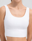 Scoop Neck Wide Strap Active Tank