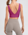 Scoop Neck Wide Strap Active Tank