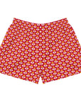 "Queen of the Pickleball Court" Athletic Shorts in Red