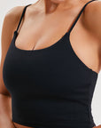 Via Venustas - Feel Like Skin Scoop Neck Sports Cami, Athletic T-Shirt
