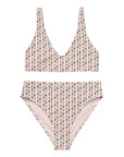 Via Venustas - Ice Cream Paradise High-Waisted Bikini in Misty Rose, Swimwear