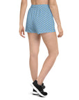 Via Venustas - "Queen of the Court" Athletic Shorts in Jordy Blue/White, Athletic Shorts