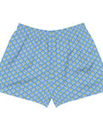 Via Venustas - "Queen of the Court" Athletic Shorts in Jordy Blue/White, Athletic Shorts