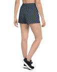 Via Venustas - "Queen of the Court" Athletic Shorts in Navy/White, Athletic Shorts
