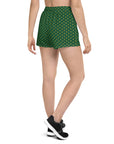 Via Venustas - "Queen of the Court" Athletic Shorts in British Racing Green/Old Gold, Athletic Shorts