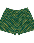 Via Venustas - "Queen of the Court" Athletic Shorts in British Racing Green/Old Gold, Athletic Shorts