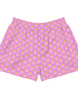 Via Venustas - "Queen of the Court" Athletic Shorts in Lavender Rose/White, Athletic Shorts, XS