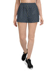 Via Venustas - "Queen of the Court" Athletic Shorts in Navy/White, Athletic Shorts