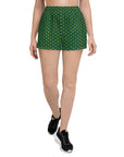 Via Venustas - "Queen of the Court" Athletic Shorts in British Racing Green/Old Gold, Athletic Shorts