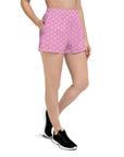Via Venustas - "Queen of the Court" Athletic Shorts in Lavender Rose/White, Athletic Shorts