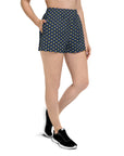 Via Venustas - "Queen of the Court" Athletic Shorts in Navy/White, Athletic Shorts