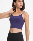 Via Venustas - Feel Like Skin Scoop Neck Sports Cami, Athletic T-Shirt