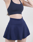 High Waist Pleated Active Skirt