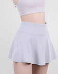 High Waist Pleated Active Skirt