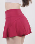 High Waist Pleated Active Skirt