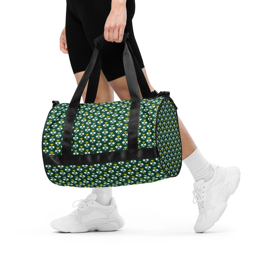 Pickleball Royalty Gym Bag in British Racing Green