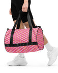 Pickleball Royalty Gym Bag in Brilliant Rose