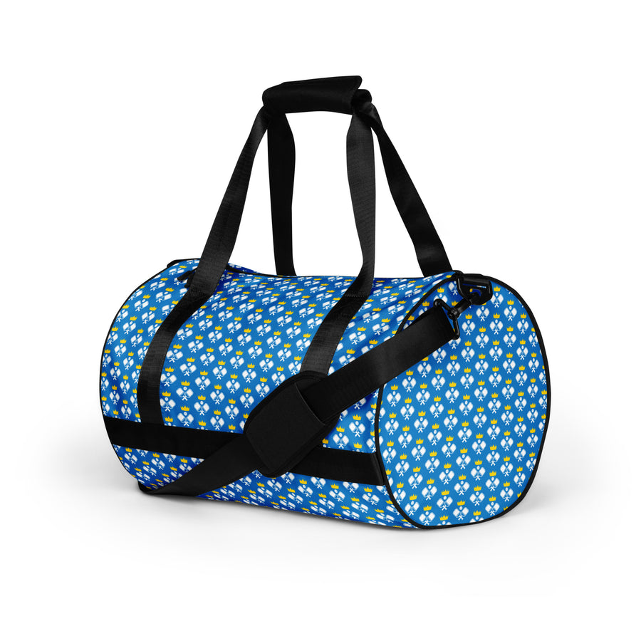 Pickleball Royalty Gym Bag in Navy Blue