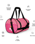 Pickleball Royalty Gym Bag in Brilliant Rose