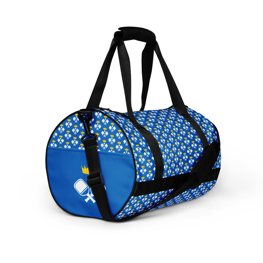 Pickleball Royalty Gym Bag in Navy Blue