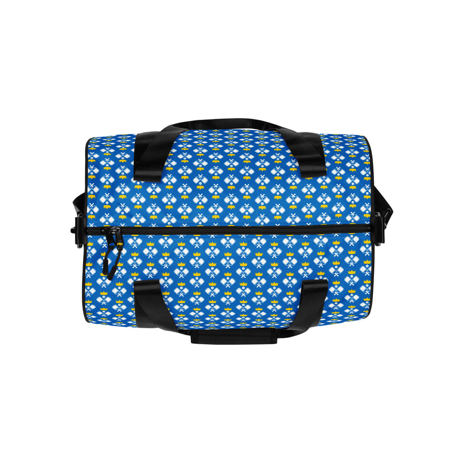 Pickleball Royalty Gym Bag in Navy Blue