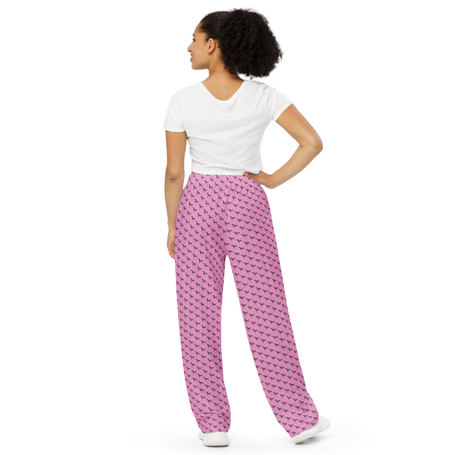 Canine Collective: GSP (German Shorthaired Pointer) Lounge Pants in Lavender Rose