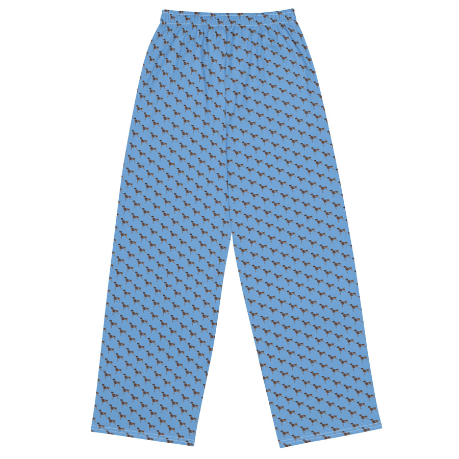 Canine Collective: GSP (German Shorthaired Pointer) Lounge Pants in Jordy Blue