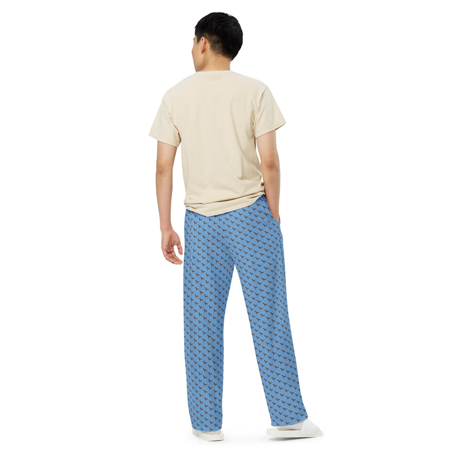 Canine Collective: GSP (German Shorthaired Pointer) Lounge Pants in Jordy Blue