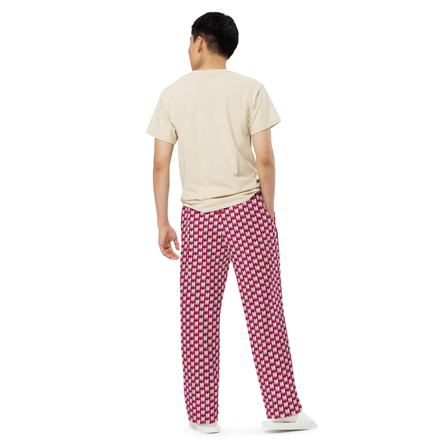 Canine Collective: Akita Lounge Pants in Burgundy