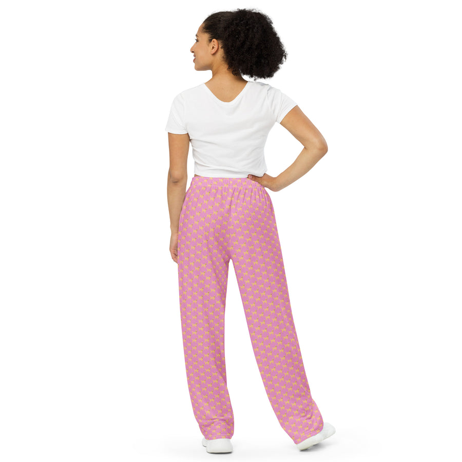 Canine Collective: Golden Retriever Lounge Pants in Lavender Rose