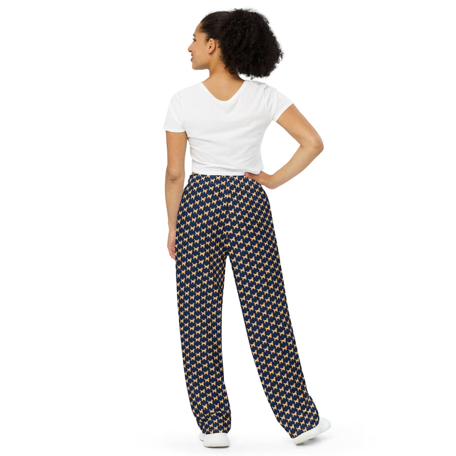 Canine Collective: Golden Retriever Lounge Pants in Navy