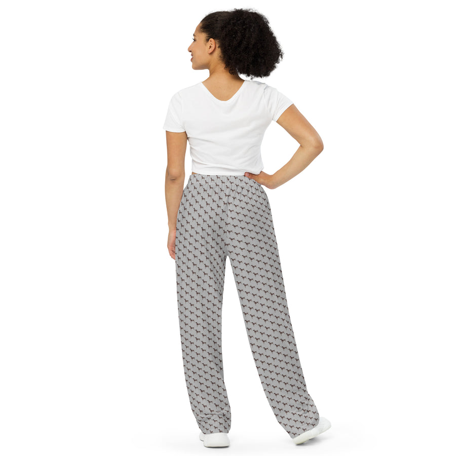 Canine Collective: GSP (German Shorthaired Pointer) Lounge Pants in Silver