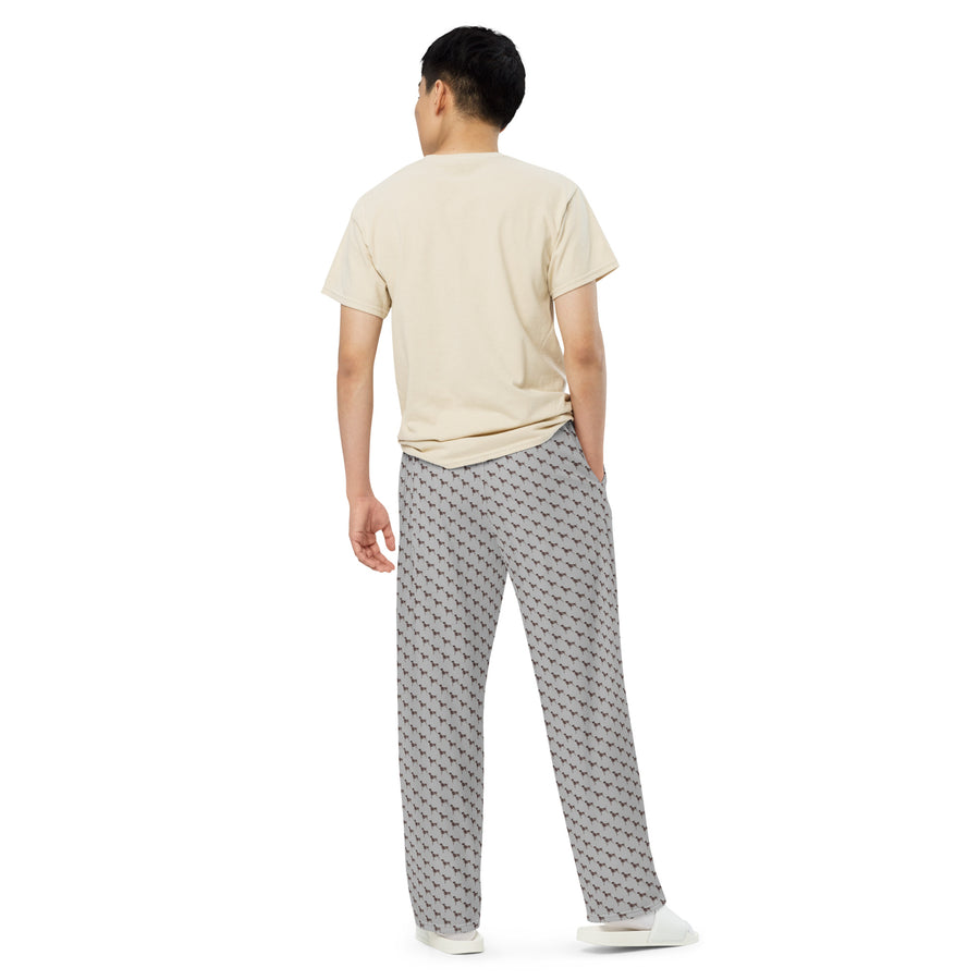 Canine Collective: GSP (German Shorthaired Pointer) Lounge Pants in Silver