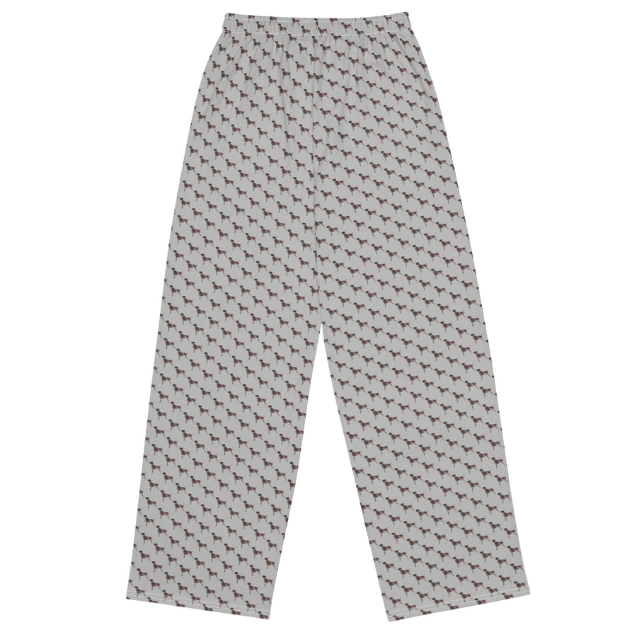 Canine Collective: GSP (German Shorthaired Pointer) Lounge Pants in Silver