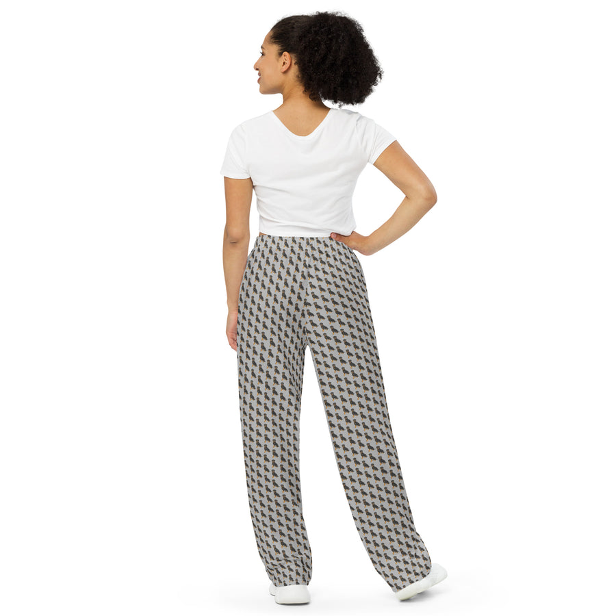 Canine Collective: Rottweiler Lounge Pants in Silver