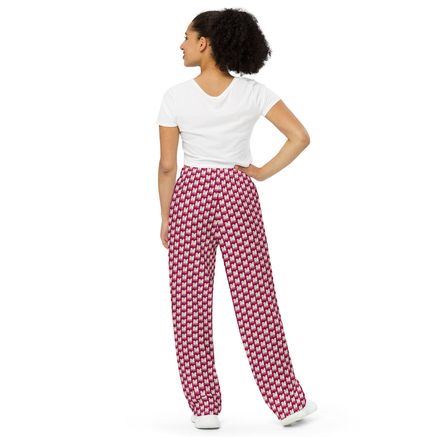 Canine Collective: Akita Lounge Pants in Burgundy