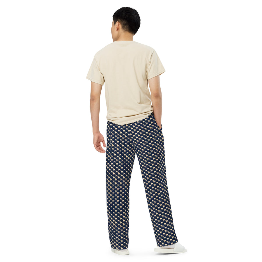 Canine Collective: Yellow Labrador Retriever Lounge Pants in Navy