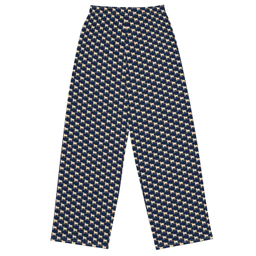 Canine Collective: Yellow Labrador Retriever Lounge Pants in Navy