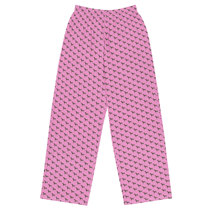 Canine Collective: GSP (German Shorthaired Pointer) Lounge Pants in Lavender Rose