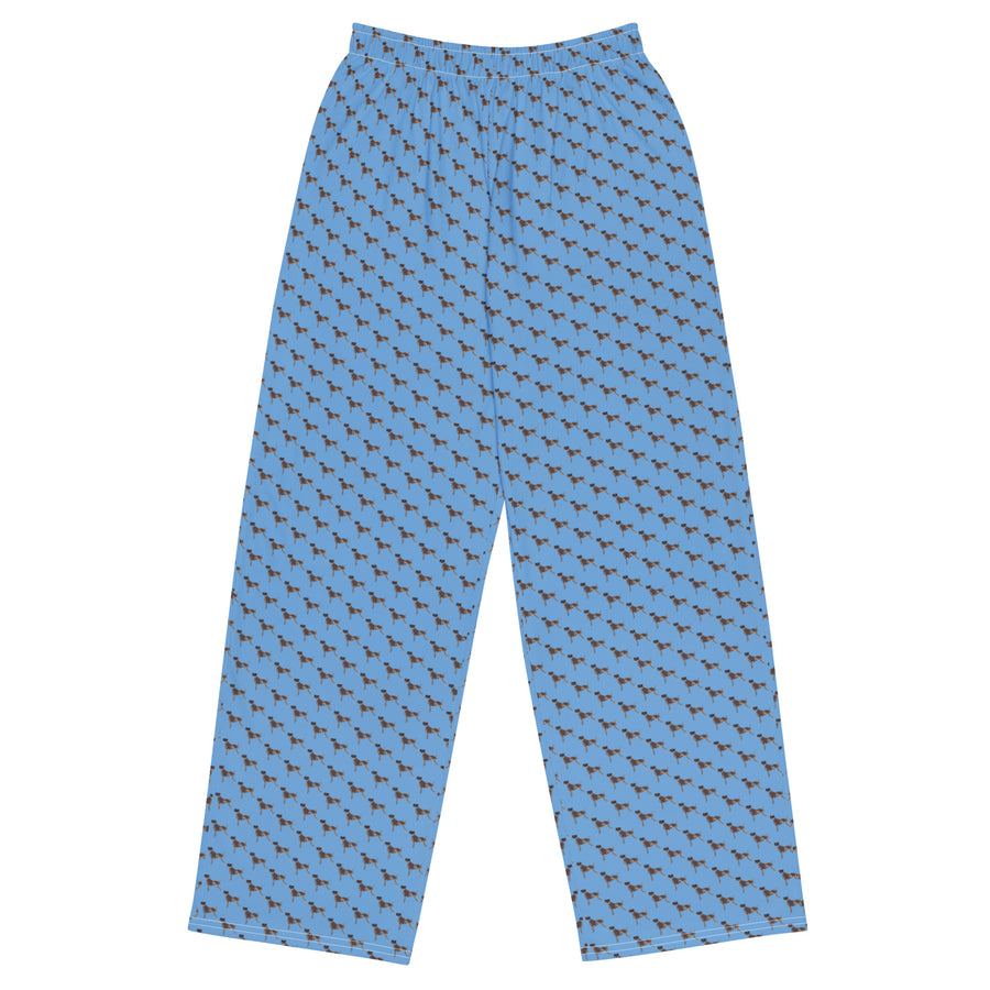 Canine Collective: GSP (German Shorthaired Pointer) Lounge Pants in Jordy Blue